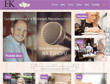 Tablet Screenshot of evakavkova.com